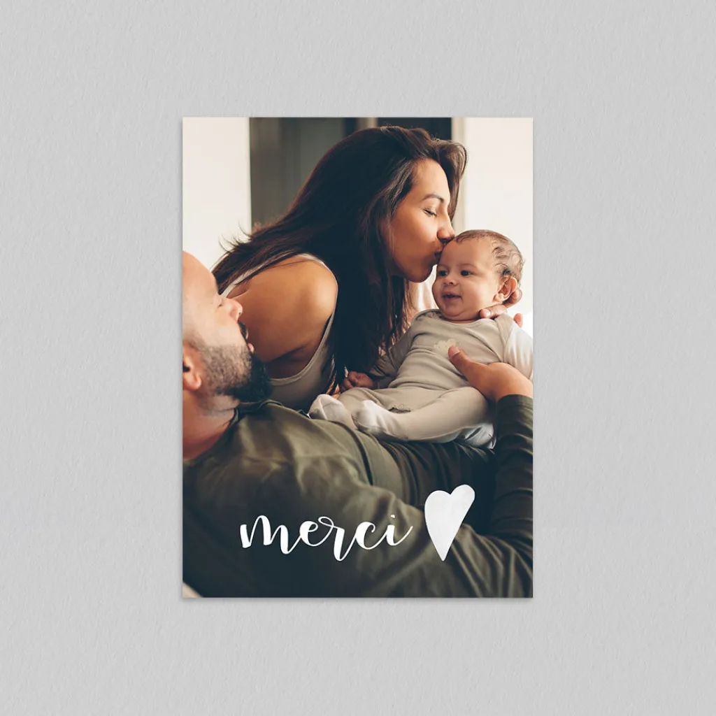 Carte Remerciement Naissance Classique^Planet cards Adorable Journée