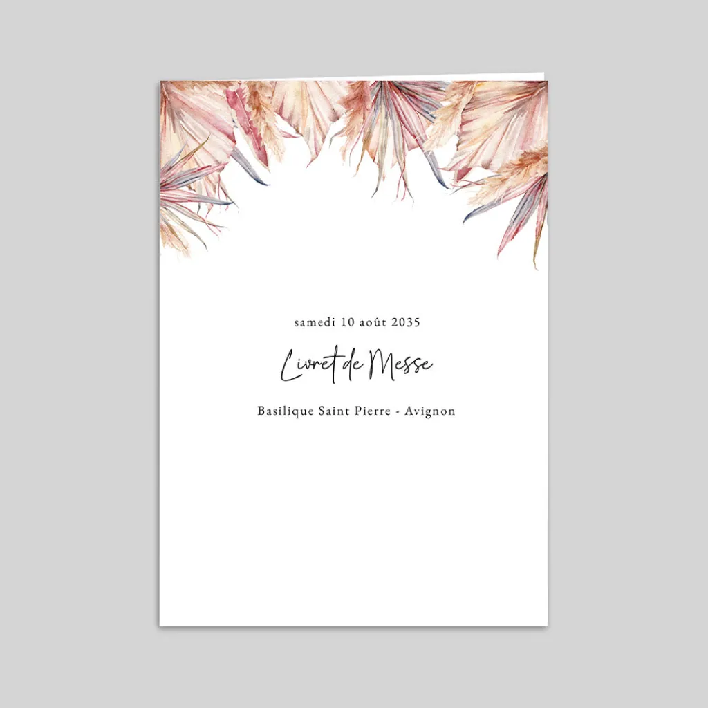 Livret De Messe Mariage^Planet cards Amour Bohème