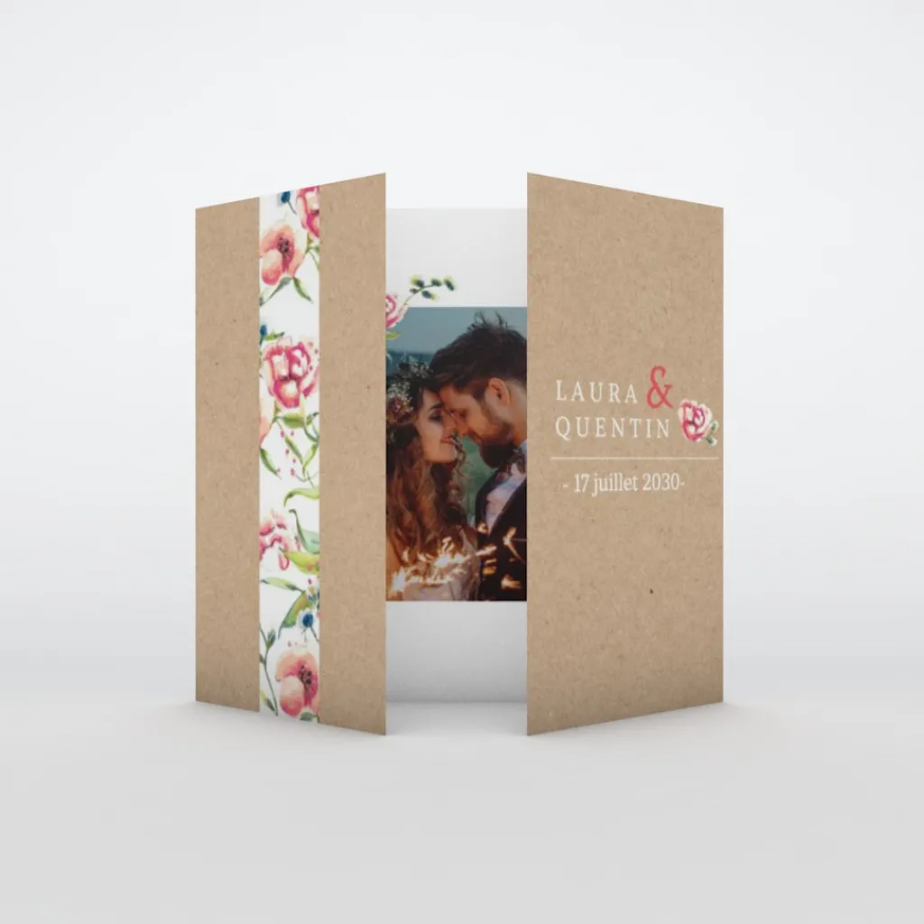 Faire-part Mariage Bohème | Faire-part Mariage Champêtre^Planet cards Amour En Fleur