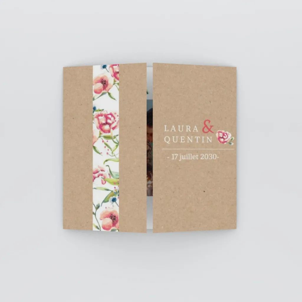 Faire-part Mariage Bohème | Faire-part Mariage Champêtre^Planet cards Amour En Fleur
