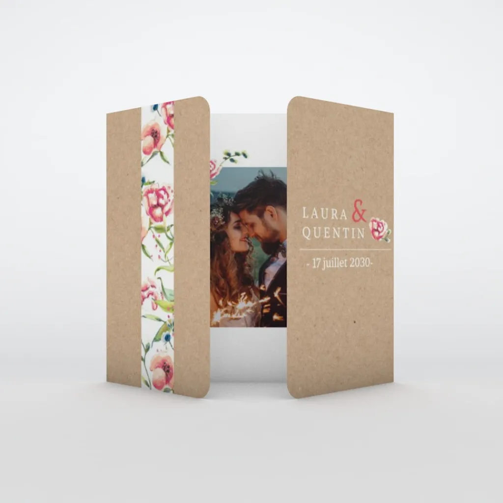 Faire-part Mariage Bohème | Faire-part Mariage Champêtre^Planet cards Amour En Fleur