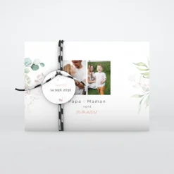 Faire-part Mariage Champêtre^Planet cards Amour et Eucalyptus