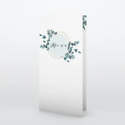 Menu De Mariage^Planet cards Amour Eucalyptus