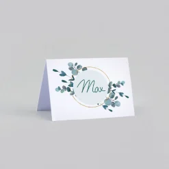 Marque-place Mariage^Planet cards Amour Eucalyptus