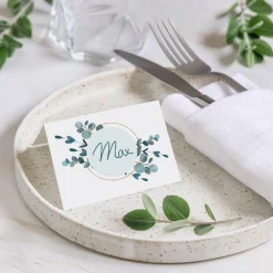 Marque-place Mariage^Planet cards Amour Eucalyptus