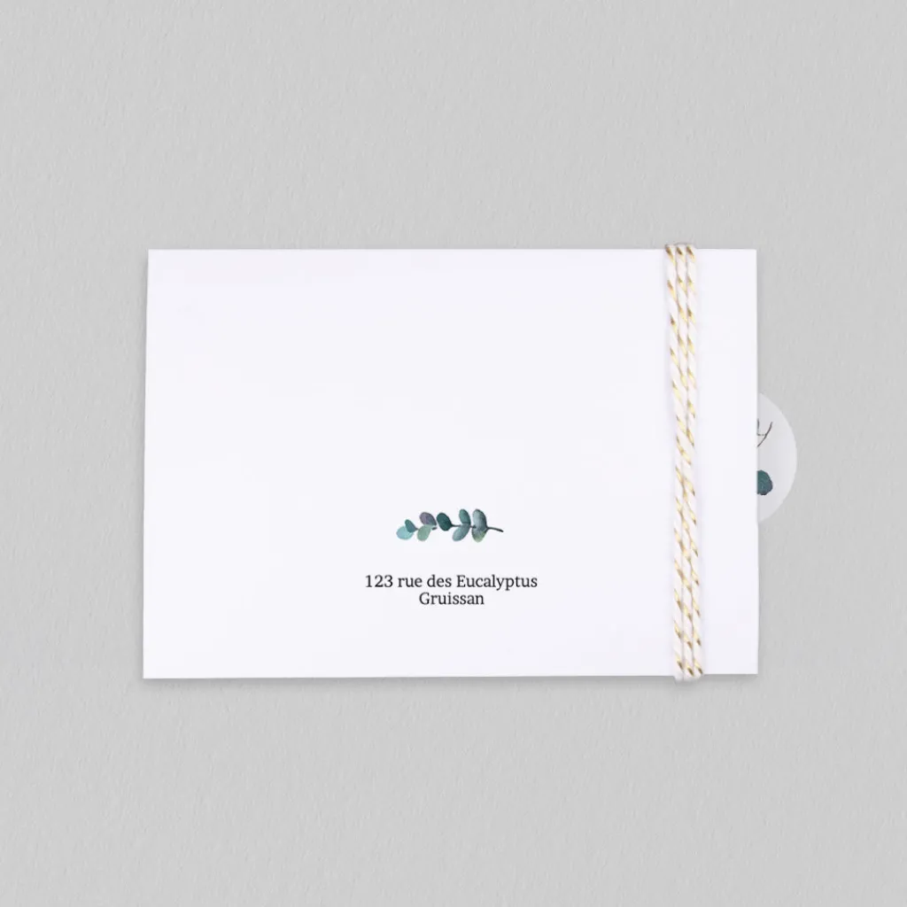 Faire-part Mariage Champêtre | Gamme Complète^Planet cards Amour Eucalyptus