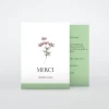Carte Remerciement Mariage Champêtre^Planet cards Amour fleuri