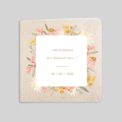 Faire-part Mariage Champêtre^Planet cards Amour Floral