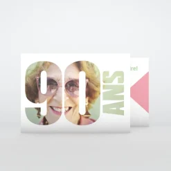 Carte Invitation Anniversaire Adulte Moderne^Planet cards 90 ans pêle-mêle anniversaire
