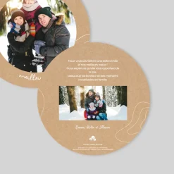 Carte De Noël Photo | Carte De Vœux Famille^Planet cards Arbre Abstrait et Photo