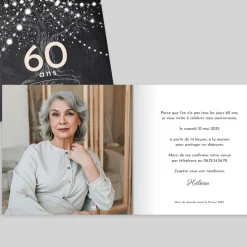 Carte Invitation Anniversaire Adulte Vintage | Carte Invitation Anniversaire Adulte Originale^Planet cards Arbre et Lumières