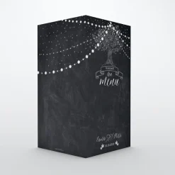 Menu De Mariage^Planet cards Arbre lumineux