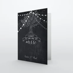 Livret De Messe Mariage^Planet cards Arbre lumineux