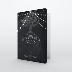 Livret De Messe Mariage^Planet cards Arbre lumineux