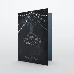 Livret De Messe Mariage^Planet cards Arbre lumineux