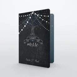Livret De Messe Mariage^Planet cards Arbre lumineux