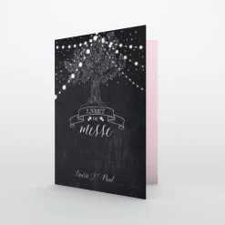 Livret De Messe Mariage^Planet cards Arbre lumineux
