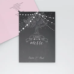Livret De Messe Mariage^Planet cards Arbre lumineux