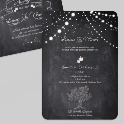 Faire-part Mariage Original | Gamme Complète^Planet cards Arbre Lumineux