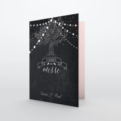Livret De Messe Mariage^Planet cards Arbre lumineux
