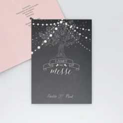 Livret De Messe Mariage^Planet cards Arbre lumineux