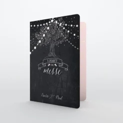 Livret De Messe Mariage^Planet cards Arbre lumineux