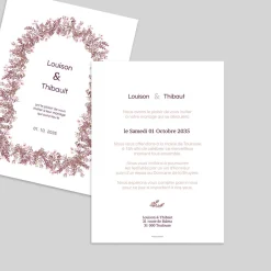 Faire-part Mariage Chic | Faire-part Mariage Bohème^Planet cards Arche de Bruyère