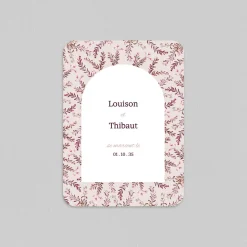 Faire-part Mariage Champêtre^Planet cards Arche et Bruyère