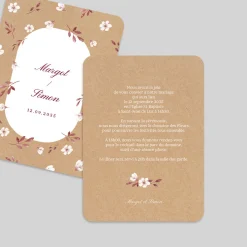 Faire-part Mariage Bohème | Faire-part Mariage Champêtre^Planet cards Arche et Kraft