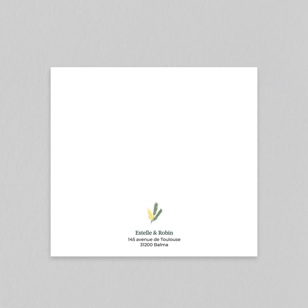 Faire-part Naissance Fille^Planet cards Arche et Mimosa