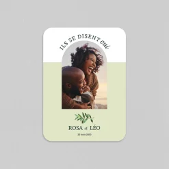 Faire-part Mariage Champêtre^Planet cards Arche et Olivier