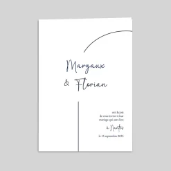 Faire-part Mariage Chic^Planet cards Arche moderne
