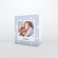 Faire-part Naissance Animaux | Faire-part Naissance Fille^Planet cards Arctique Ours et photo vintage