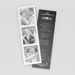 Carte Remerciement Mariage Marque-page^Planet cards Ardoise vintage marque-page
