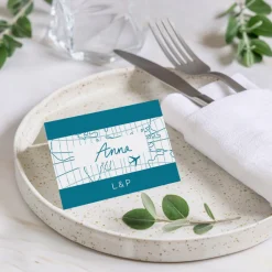 Marque-place Mariage^Planet cards Autour Du Monde