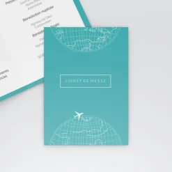 Livret De Messe Mariage^Planet cards Autour du monde