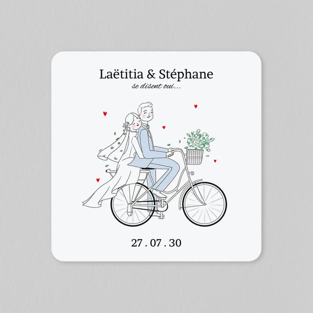 Créations En Collaboration | Faire-part Mariage Original^Planet cards Balade à Vélo