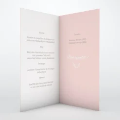 Menu Baptême^Planet cards Baptême Délicat