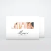 Carte Remerciement Naissance Classique^Planet cards Belle Calligraphie