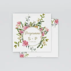Programme De Mariage^Planet cards Belle Nature