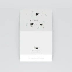 Faire-part Naissance Animaux^Planet cards Bienvenue Petit Panda