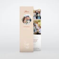 Carte Remerciement Mariage Champêtre | Carte Remerciement Mariage Marque-page^Planet cards Blé En Épi