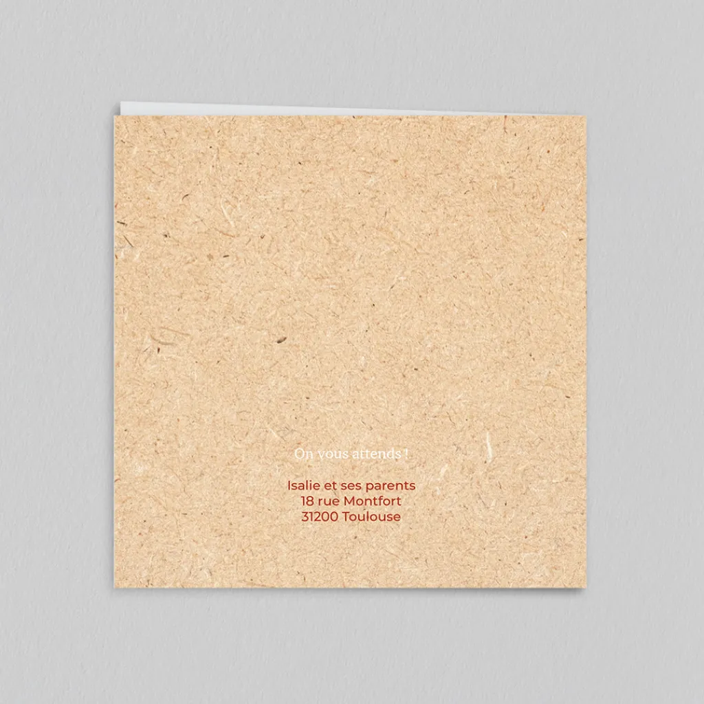 Faire-part Confirmation^Planet cards Blanche Douceur