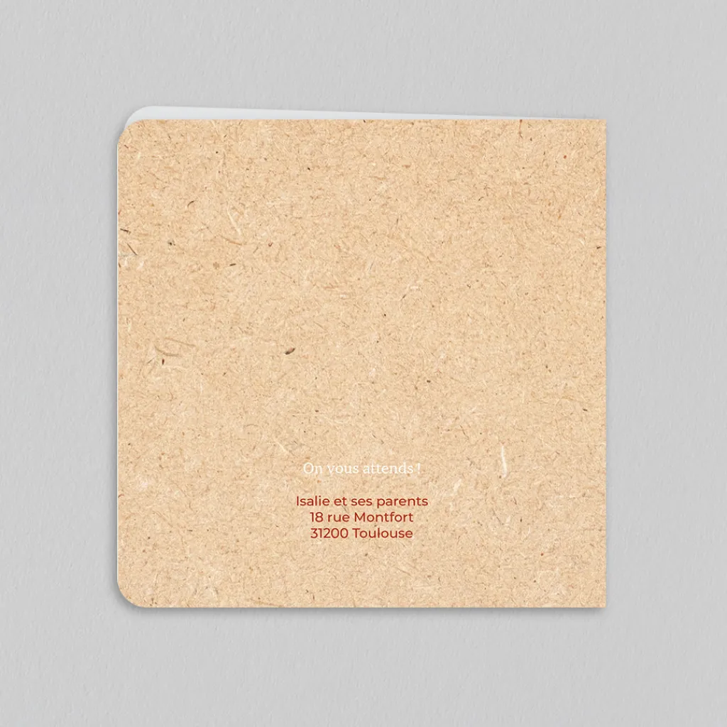 Faire-part Confirmation^Planet cards Blanche Douceur