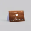 Marque-place Mariage^Planet cards Bocal fleuri