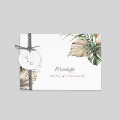 Faire-part Mariage Bohème | Gamme Complète^Planet cards Bohème des Iles et Photos