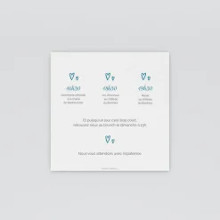 Programme De Mariage^Planet cards Bois et Amour