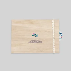 Faire-part Mariage Champêtre^Planet cards Bois Floral