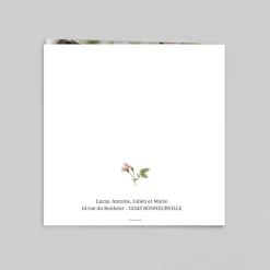 Carte Remerciement Mariage Champêtre^Planet cards Bonheur En Famille