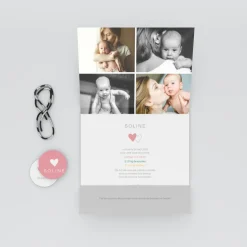 Faire-part Naissance Fille^Planet cards Bouille D'Amour Fille